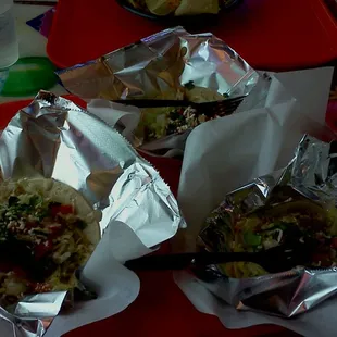 Tres tacos