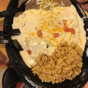 Cheese Enchilada Plate