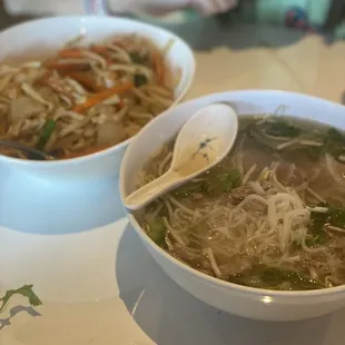 Pho and lo mein
