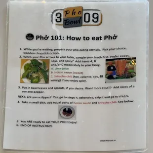How to properly eat Pho!