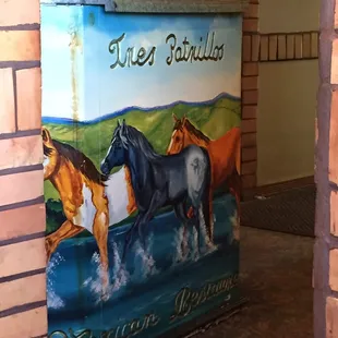 Literally translated it&apos;s  3 young horses
