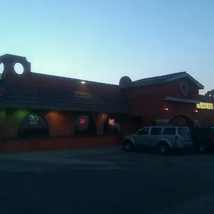 outside