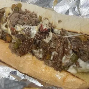 Philly Cheese Steak Hoagie