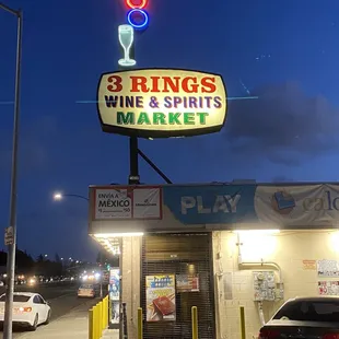 a car parked in front of a store