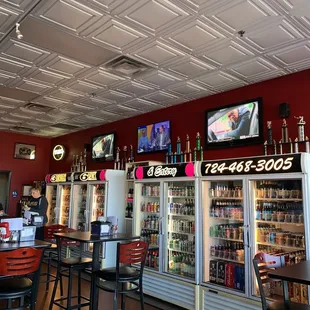 the inside of a restaurant