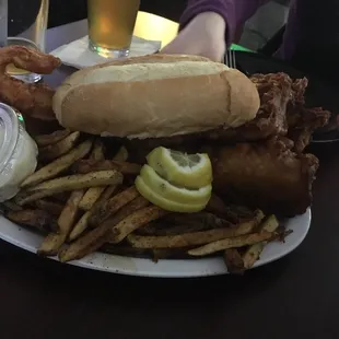 Sharing this fish sandwich with the Mrs.