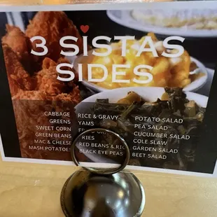 Available sides