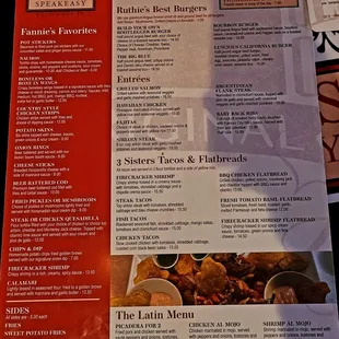 Food Menu - 1/23/22