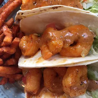 Firecracker Shrimp Tacos