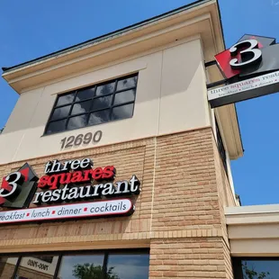 the front of the restaurant