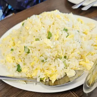 Rice and egg dish w/green onion