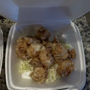 8/10 - honey walnut shrimp