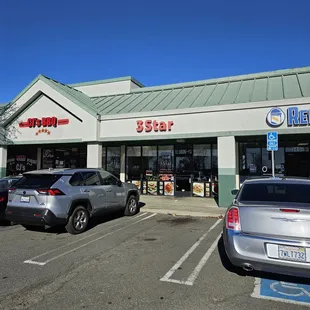 Outside view of the restaurant.