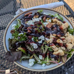 Blackberry mary as a salad