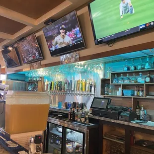 Lots of beer on draft