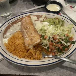 Shrimp Chimichanga