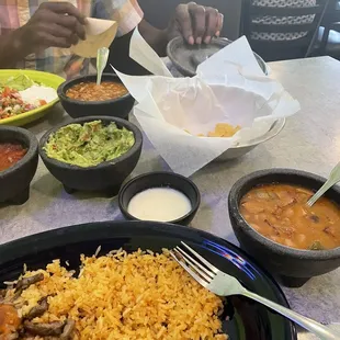 Chile Colorado with Charro Beans