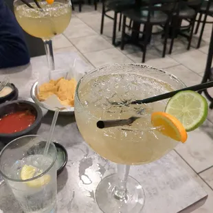 Water with a splash of  &amp; Lime