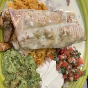 Fajita Chimichanga w Chicken