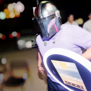 Our host roams around the venue capturing memories of guests with our roaming photo booth. Book with us. This is the way!