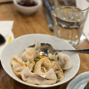 B20. Shrimp wontons in chili oil 6