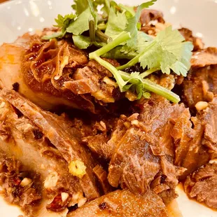 Sliced beef&amp; tripe in chili sauce (Contains peanuts) (