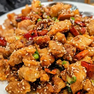 Crispy chilli chicken