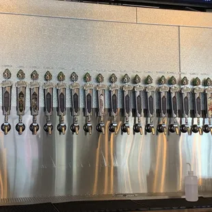 A wide selection of taps