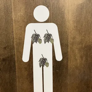 a sticker of a man with hoppy hoppy hoppy hoppy hoppy hoppy hoppy hoppy