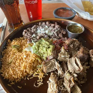 Carnita Plate! Sooooo good. YUM!