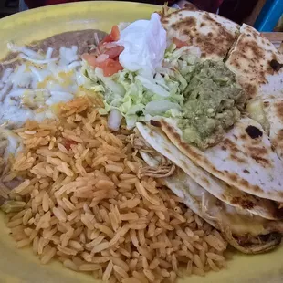 Quesadilla was good.