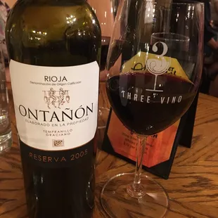 Ordered a bottle of Tempranillo and was not disappointed