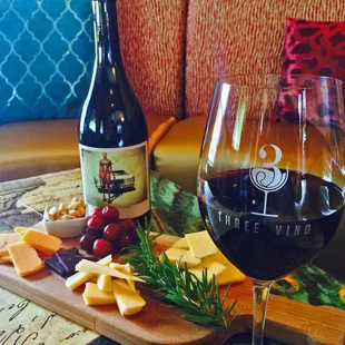 Cheese &amp; wine are divine!