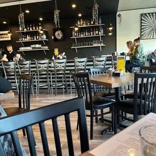 Full bar for breakfast booze