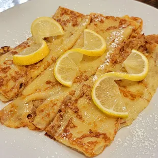 German (sweet lemon) crepes