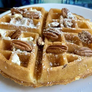 Pecan waffle