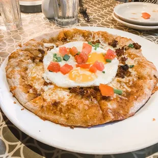 a plate of food on a table