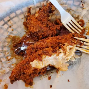 Chicken Tender basket Nashville style