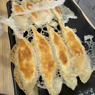 Pan fried dumplings. Comes with 10 pieces. We ate 2!