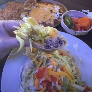 Shredded beef taco was so good!