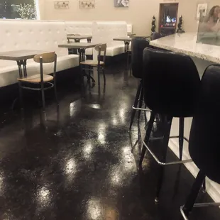 interior, sushi and sashimi