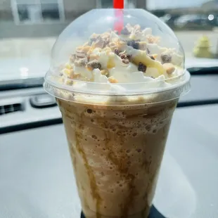 Caramel crunch Frappuccino