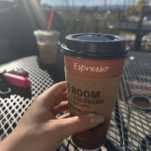 Sugar free hot PSL with oat milk and an extra shot of
