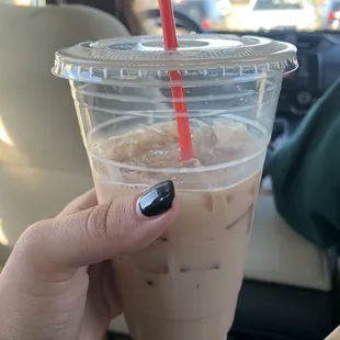 Large iced chai latte (forgot to take the pic before I drank it lol)