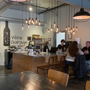 The counter and some of the seating area