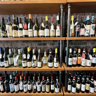 Part of the wall o&apos; wine