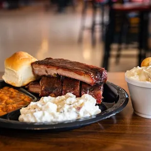 ribs, food, bbq ribs