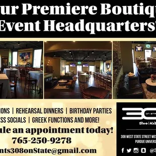 your premier boutique event headquarters