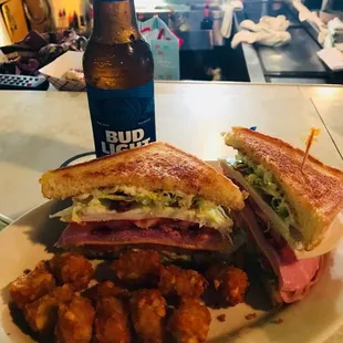 Club Sandwich with Tots!