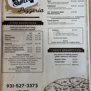 Check it out Pizza! Fresh homemade dough every day and only the best toppings!